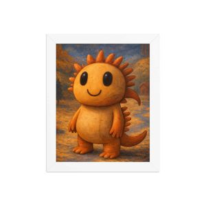 Axolotl Framed poster
