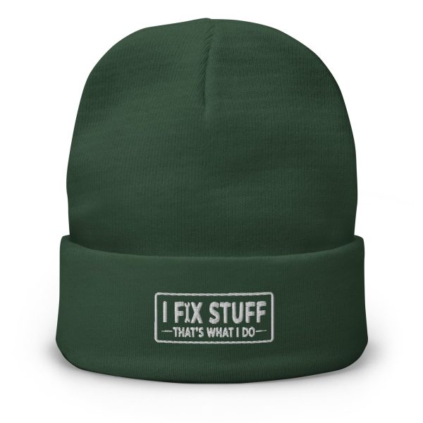 knit-beanie-dark-green-front-69c83944045e5.jpg i fix stuff beanie