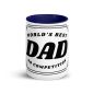 Worlds Best Dad No Competition printed mug