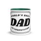 Worlds Best Dad No Competition printed mug