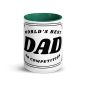 Worlds Best Dad No Competition printed mug