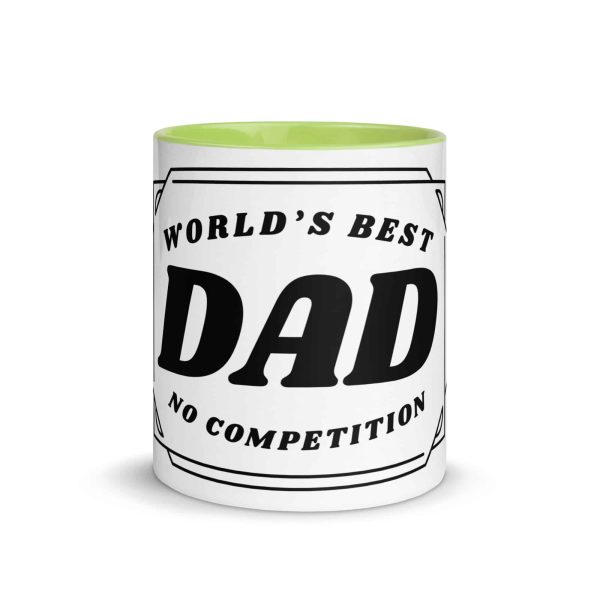 white-ceramic-mug-with-color-inside-green-11-oz-front-69c841dfd34cf.jpg Worlds Best Dad No Competition printed mug