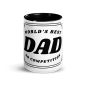 Worlds Best Dad No Competition printed mug