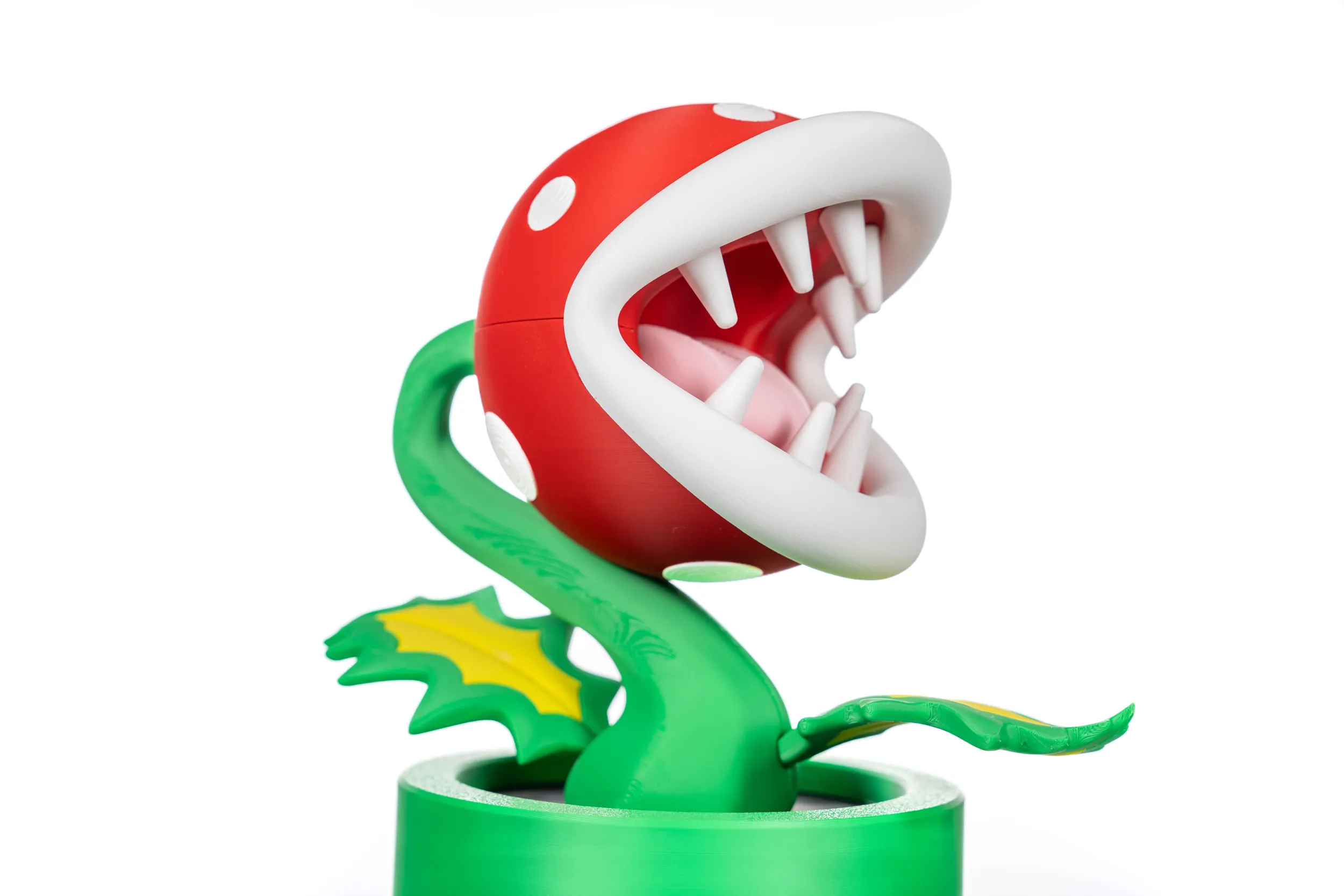 15-inch tall 3D printed Piranha Plant display piece