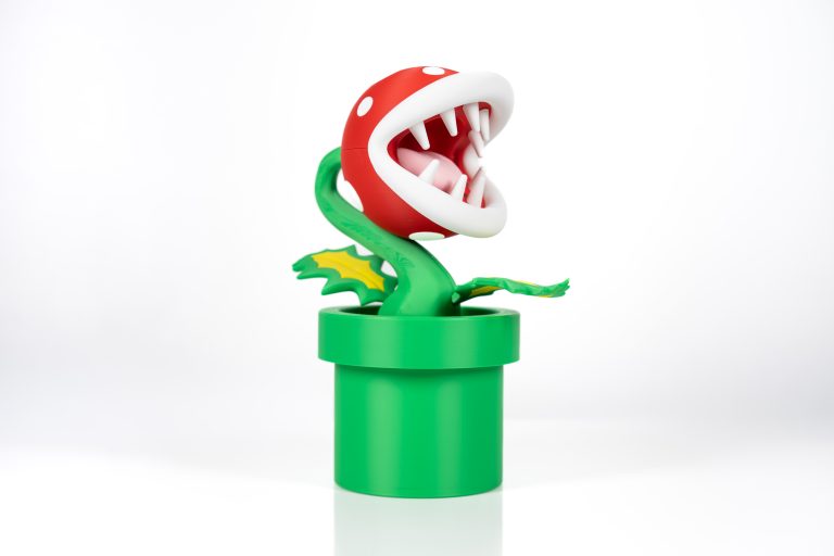 15” Tall 3D Printed Piranha Plant Display – Built in Louisville