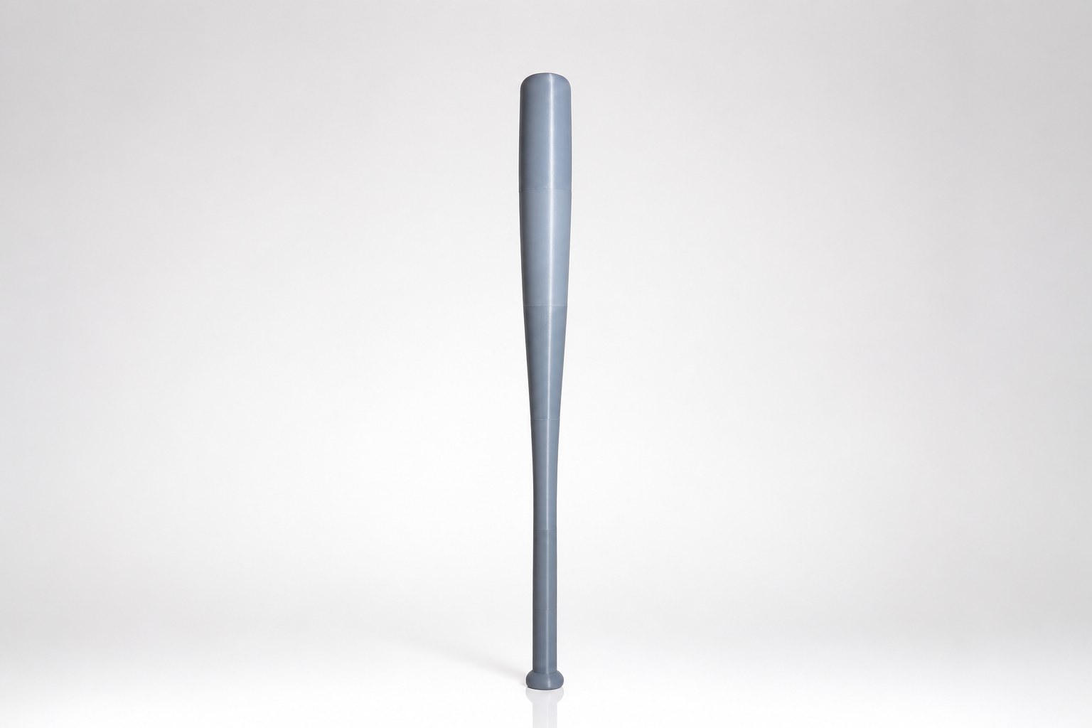 A 64-inch 3D printed bat assembled from six sections.