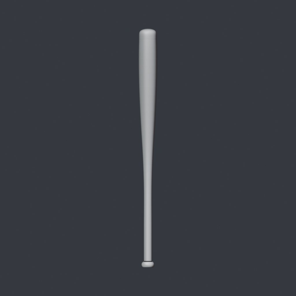 3D model of the 64-inch baseball bat.